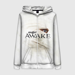 Толстовка на молнии женская Skillet: Awake, цвет: 3D-белый