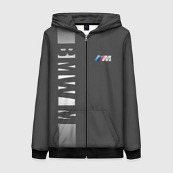 Толстовка на молнии женская BMW 2018 M Sport, цвет: 3D-черный