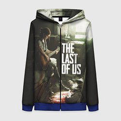 Толстовка на молнии женская The Last of Us: Guitar Music, цвет: 3D-синий