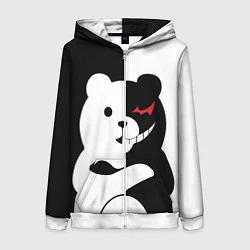 Толстовка на молнии женская Monokuma Drae, цвет: 3D-белый