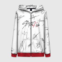 Женская толстовка на молнии STRAY KIDS АВТОГРАФЫ