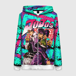 Толстовка на молнии женская Jojo, цвет: 3D-белый