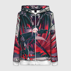 Женская толстовка на молнии Arknights art