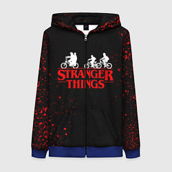 Женская толстовка на молнии STRANGER THINGS