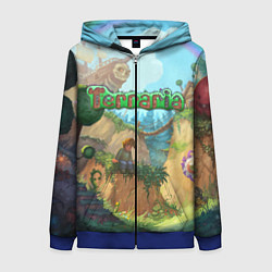 Женская толстовка на молнии Terraria