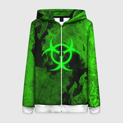 Женская толстовка на молнии BIOHAZARD