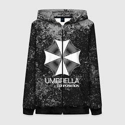 Толстовка на молнии женская UMBRELLA CORP, цвет: 3D-черный