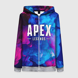Толстовка на молнии женская APEX LEGENDS, цвет: 3D-меланж