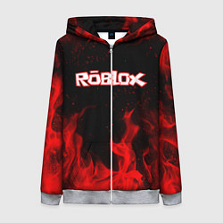 Толстовка на молнии женская ROBLOX, цвет: 3D-меланж