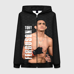 Толстовка на молнии женская EL CUCUY Tony Ferguson, цвет: 3D-черный