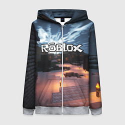 Женская толстовка на молнии ROBLOX