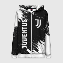 Толстовка на молнии женская JUVENTUS, цвет: 3D-белый
