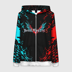 Женская толстовка на молнии DEVIL MAY CRY