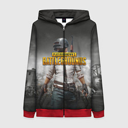 Женская толстовка на молнии PUBG