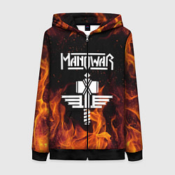 Женская толстовка на молнии Manowar