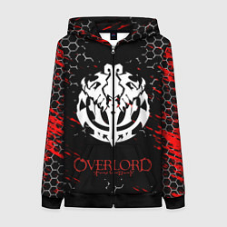 Толстовка на молнии женская OVERLORD, цвет: 3D-черный