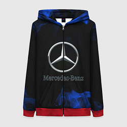 Женская толстовка на молнии Mercedes
