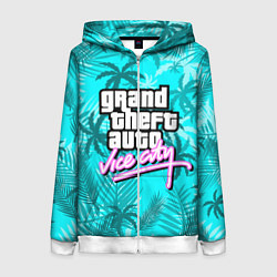 Женская толстовка на молнии GTA VICE CITY