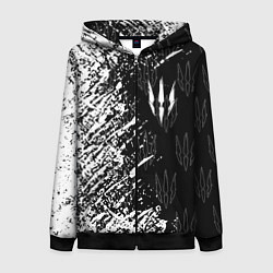 Толстовка на молнии женская The Witcher, цвет: 3D-черный