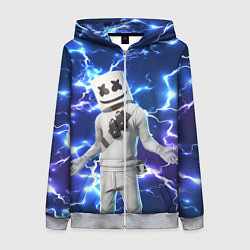 Толстовка на молнии женская FORTNITE x MARSHMELLO, цвет: 3D-меланж