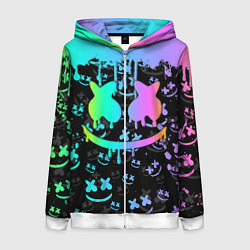 Толстовка на молнии женская MARSHMELLO, цвет: 3D-белый