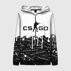 Женская толстовка на молнии COUNTER STRIKE