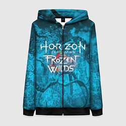 Толстовка на молнии женская Horizon Zero Dawn, цвет: 3D-черный