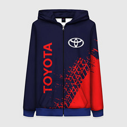 Женская толстовка на молнии TOYOTA ТОЙОТА