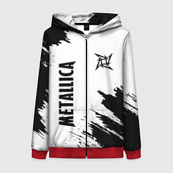 Женская толстовка на молнии METALLICA МЕТАЛЛИКА