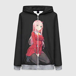 Женская толстовка на молнии ZeroTwo Darling in the Franx