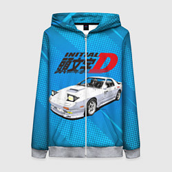 Женская толстовка на молнии INITIAL D