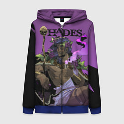 Толстовка на молнии женская Hades - Дионис, цвет: 3D-синий