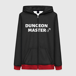 Толстовка на молнии женская Dungeon Master, цвет: 3D-красный