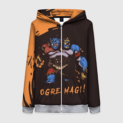 Женская толстовка на молнии Огр Dota 2