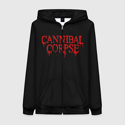 Женская толстовка на молнии Cannibal Corpse