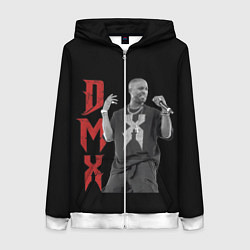 Толстовка на молнии женская DMX Earl Simmons, цвет: 3D-белый