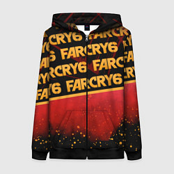 Толстовка на молнии женская Far Cry 6, цвет: 3D-черный