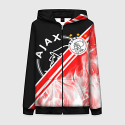 Женская толстовка на молнии FC AJAX AMSTERDAM ФК АЯКС