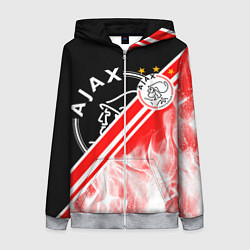 Женская толстовка на молнии FC AJAX AMSTERDAM ФК АЯКС