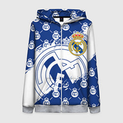 Женская толстовка на молнии REAL MADRID РЕАЛ МАДРИД