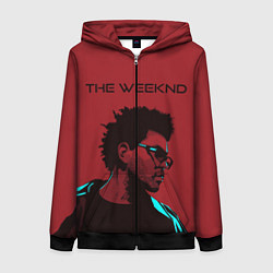 Женская толстовка на молнии The weeknd