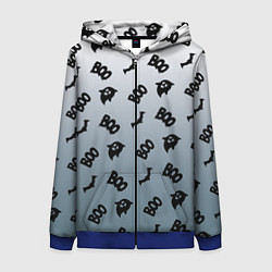 Женская толстовка на молнии Boo!