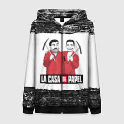 Толстовка на молнии женская Moscow Rio La Casa de Papel, цвет: 3D-черный