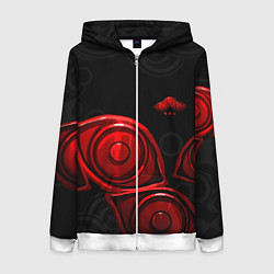 Женская толстовка на молнии Башня Бога Захард