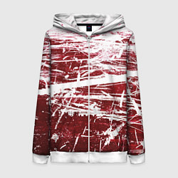 Женская толстовка на молнии CRAZY RED