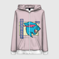 Женская толстовка на молнии Mr Beast Japan Full Print