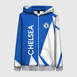 Женская толстовка на молнии Челси спорт