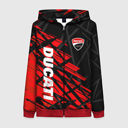 Женская толстовка на молнии DUCATI МОТО СПОРТ