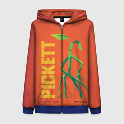 Толстовка на молнии женская Фантастические Твари Pickett, цвет: 3D-синий