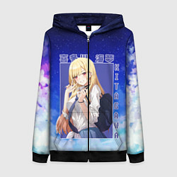 Толстовка на молнии женская Marin Kitagawa: Heaven Art, цвет: 3D-черный